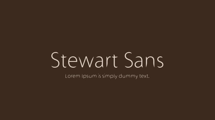 Stewart Sans Font