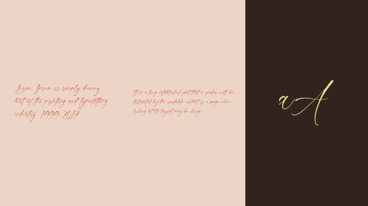 Vintage Painting Font