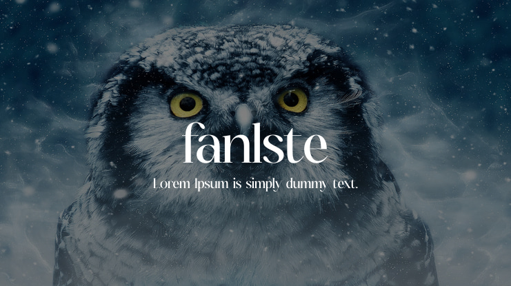 fanlste Font