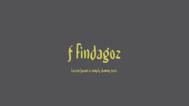 f Findagoz Font