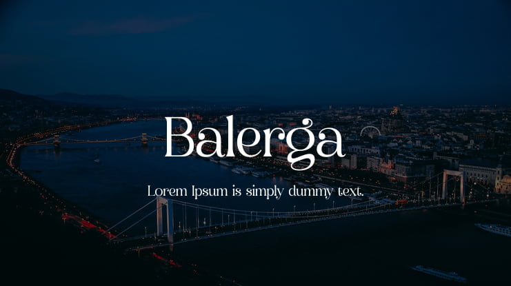 Balerga Font