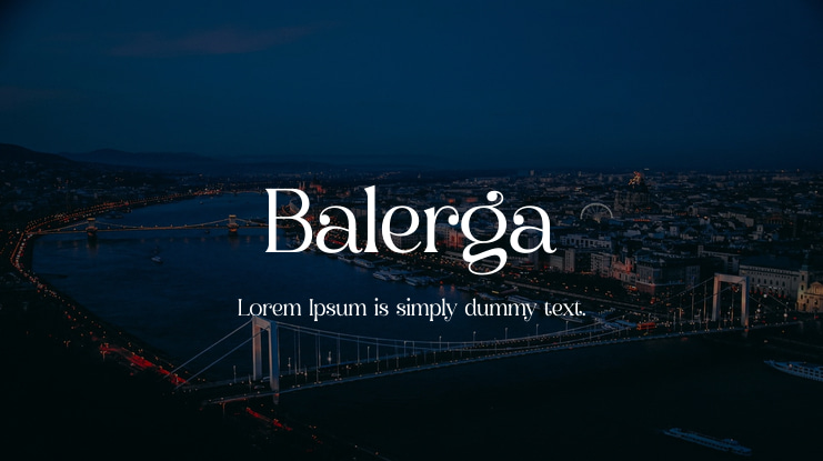 Balerga Font