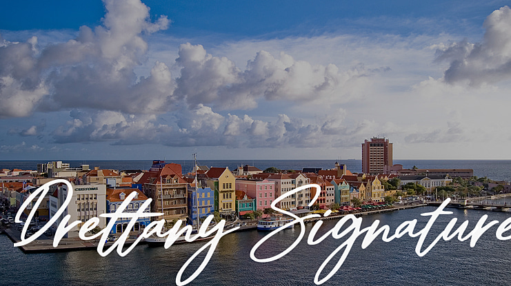 Drettany Signature Font