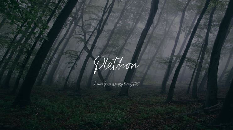 Plathon Font