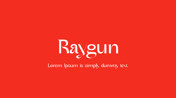 Raygun Font