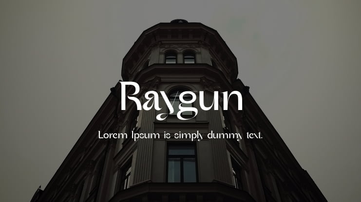 Raygun Font