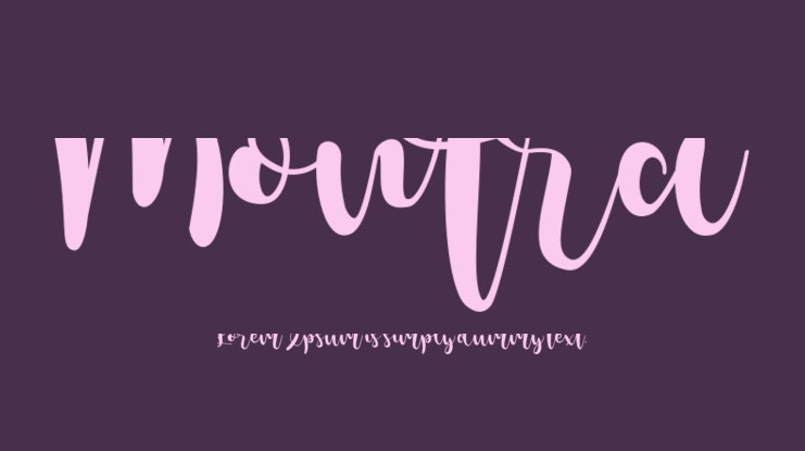 Montra Font
