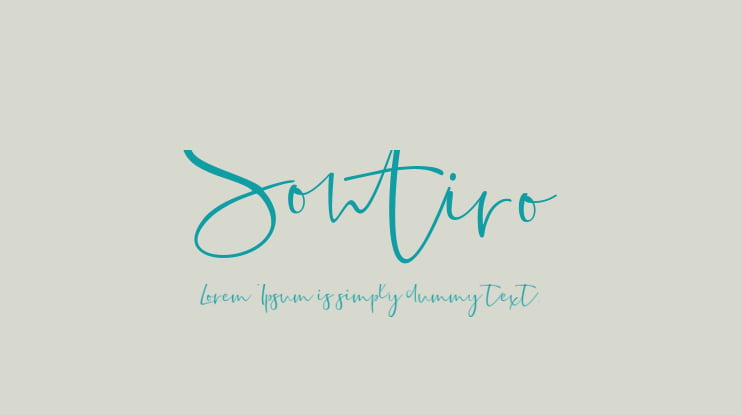 Sontiro Font
