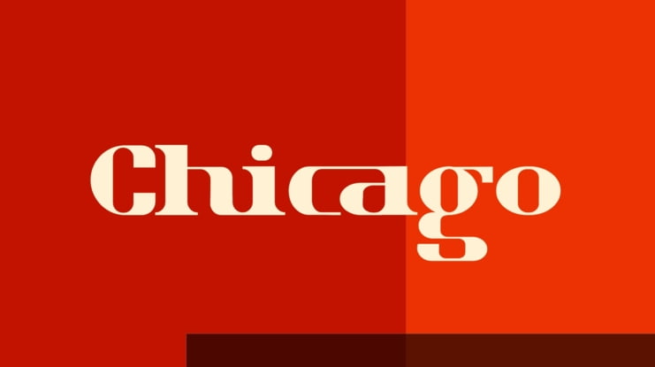 Chicago Retro Font