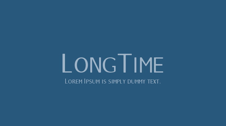 LongTime Font