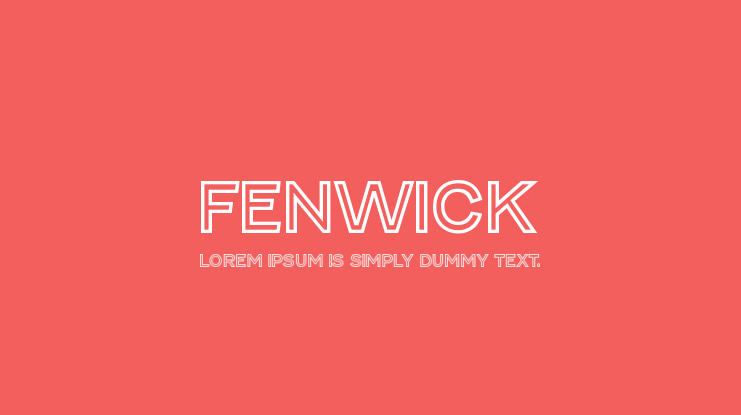 Fenwick Font