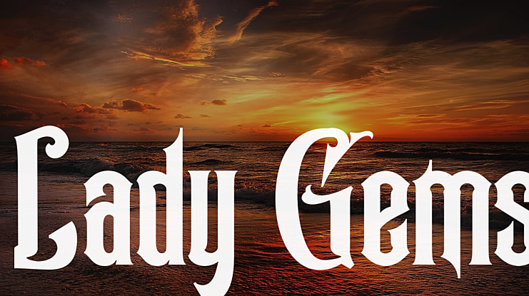 Lady Gems Font