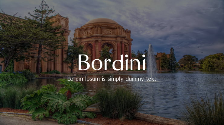 Bordini Font