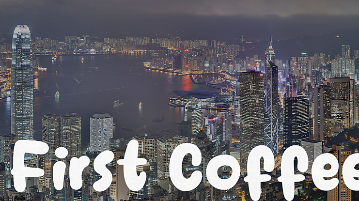 First Coffee Font