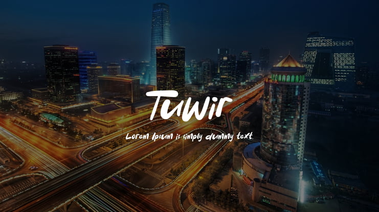 Tuwir Font