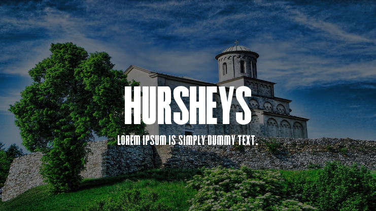 Hursheys Font