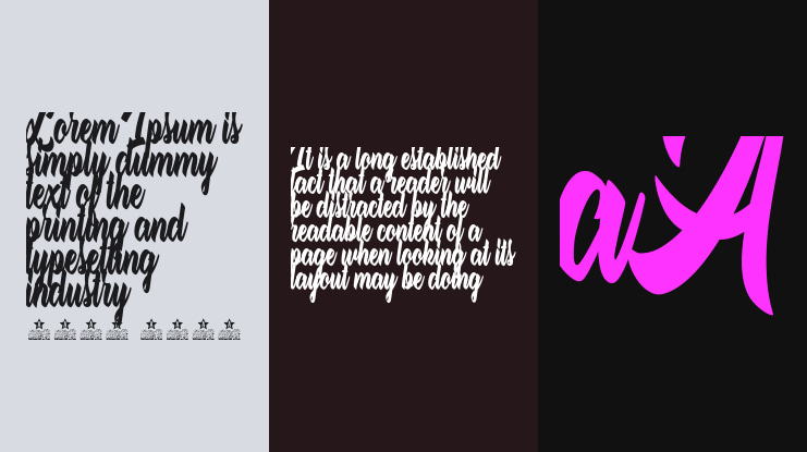 The quick fox Personal Use Font