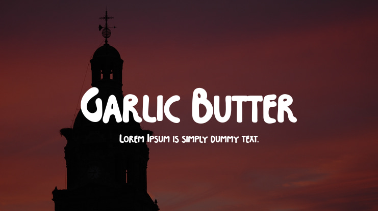 Garlic Butter Font