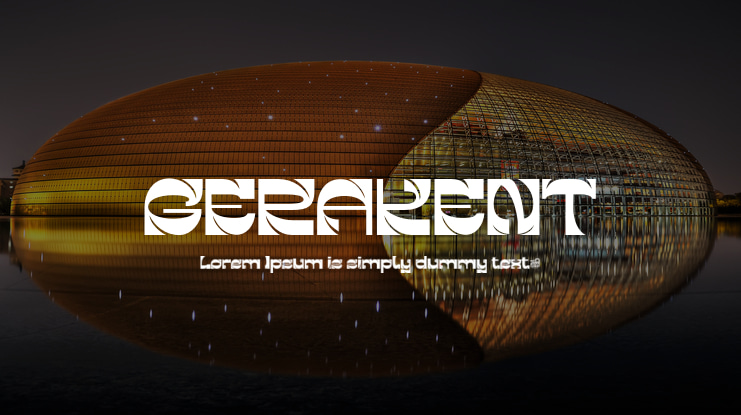 GERAKENT Font