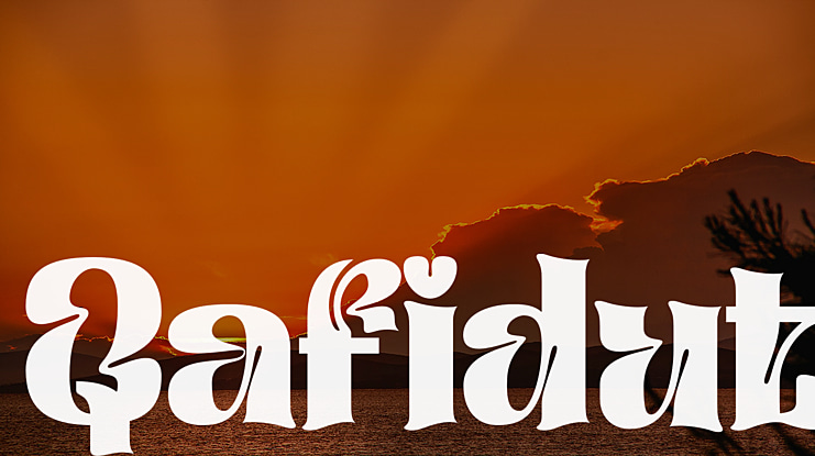 Qafidut Font