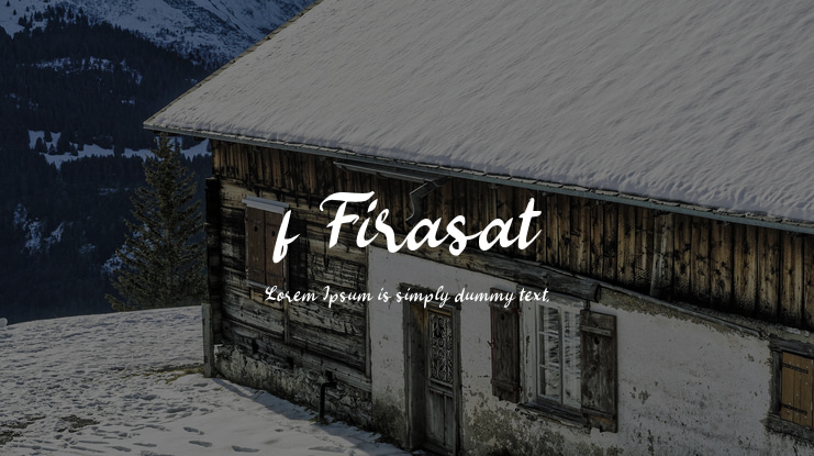 f Firasat Font