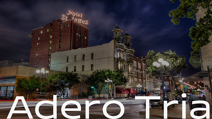 Adero Trial Font Family