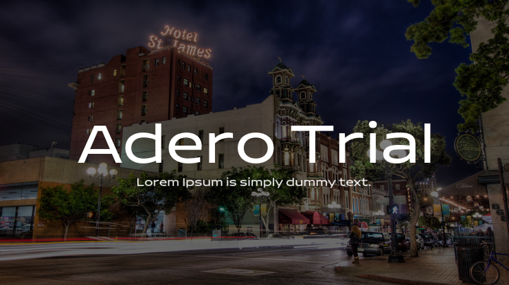 Adero Trial Font Family