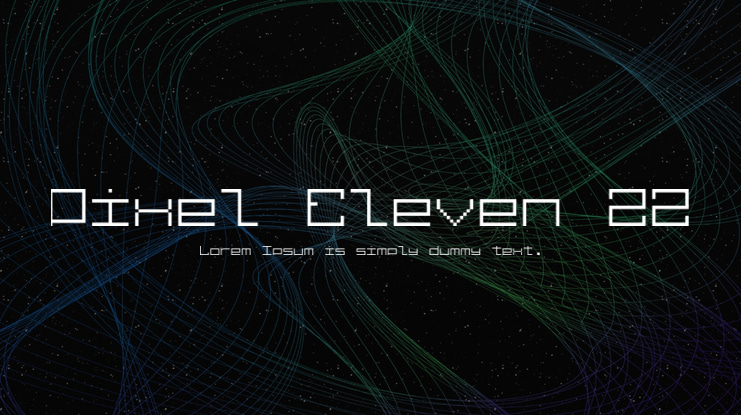 Pixel Eleven 22 Font