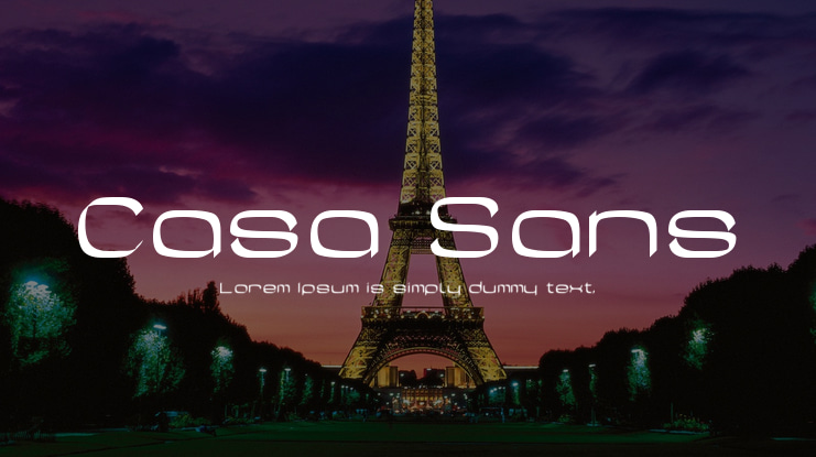 Casa Sans Font