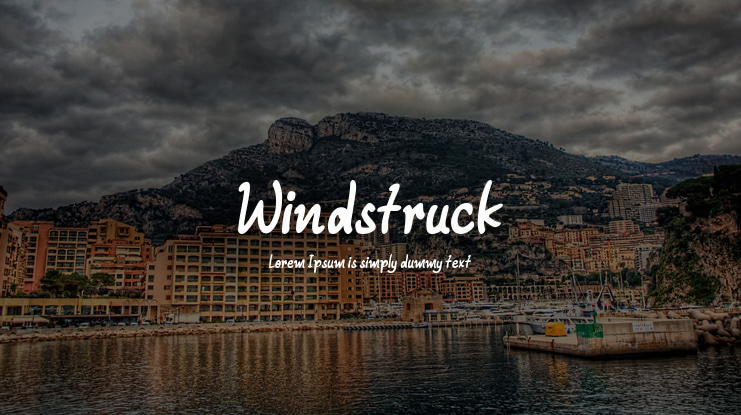 Windstruck Font