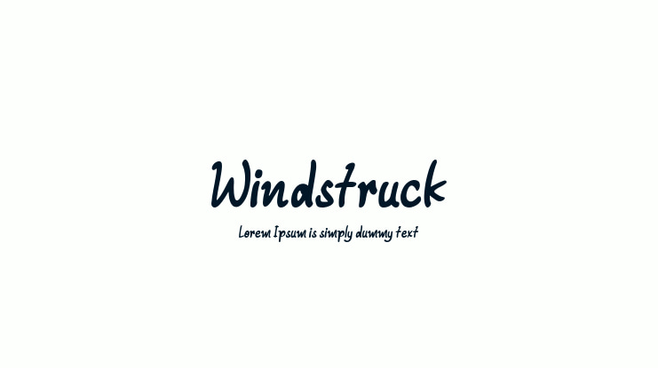 Windstruck Font