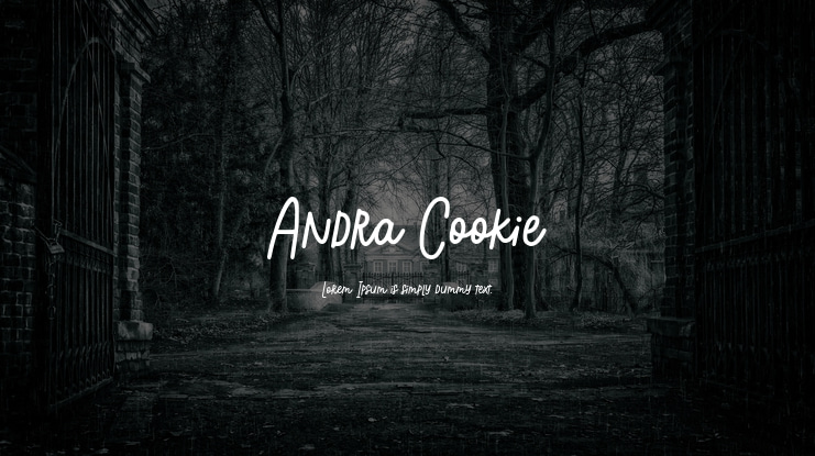 Andra Cookie Font
