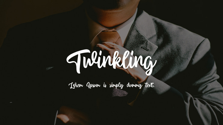 Twinkling Font
