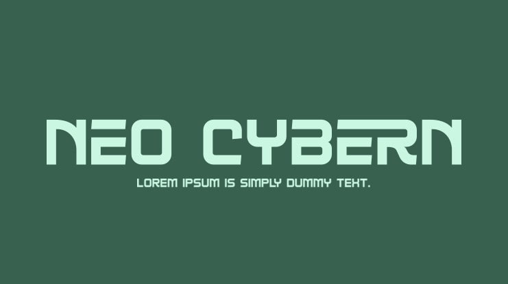 NEO CYBERN Font