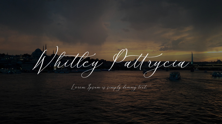 Whitley Pattrycia Font