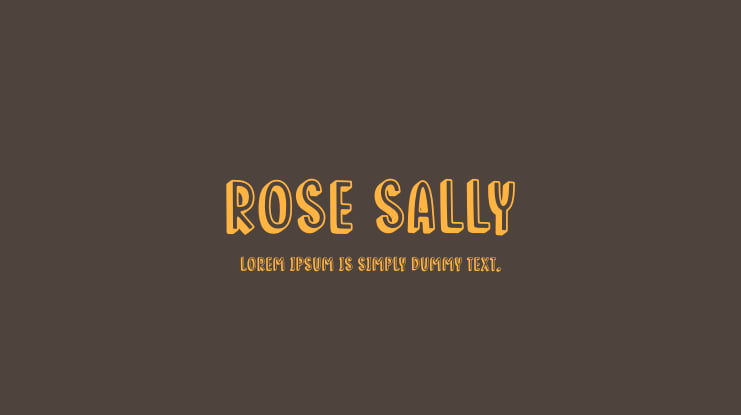 Rose Sally Font