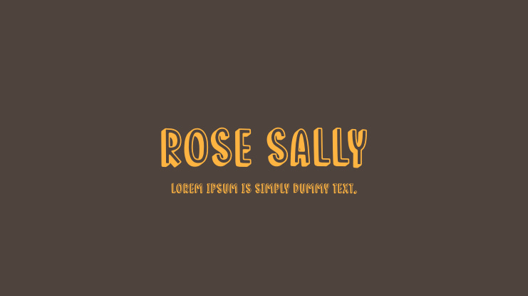 Rose Sally Font