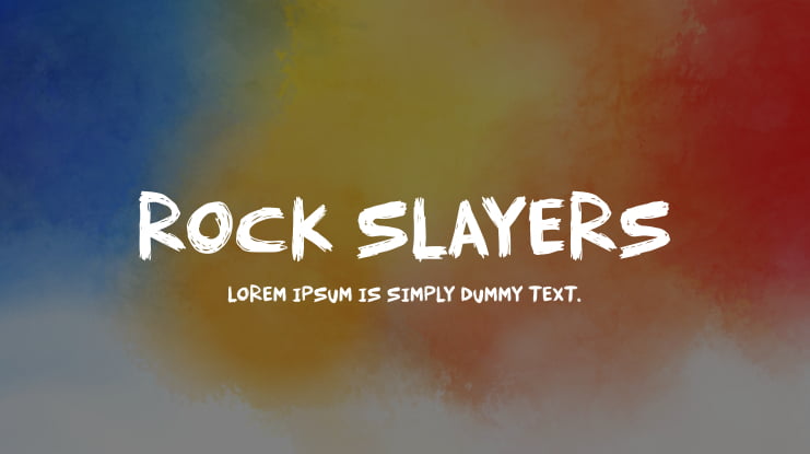 Rock Slayers Font