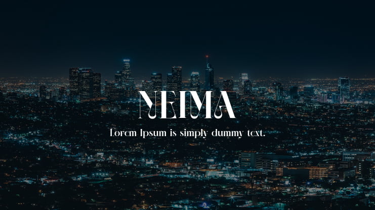 NEIMA Font