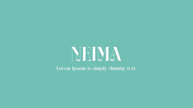 NEIMA Font