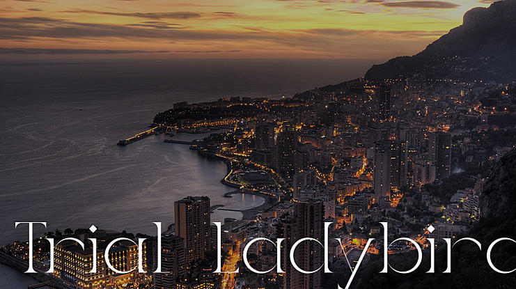Trial-Ladybird Font
