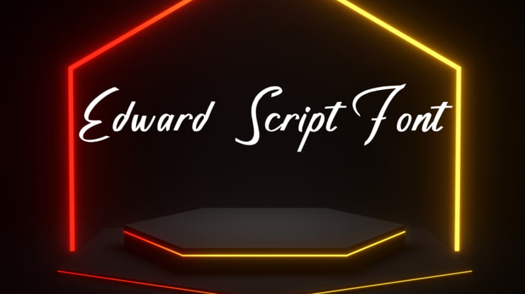 Edward Script Font