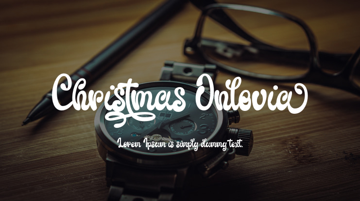 Christmas Onlovia Font