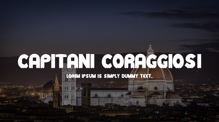 CApitani Coraggiosi Font