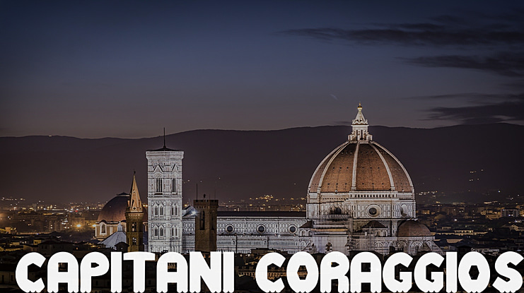 CApitani Coraggiosi Font