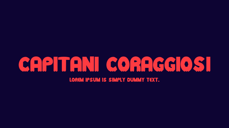 CApitani Coraggiosi Font