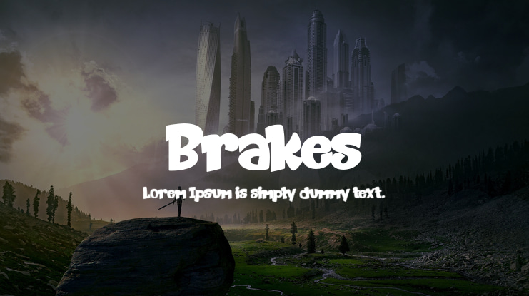 Brakes Font