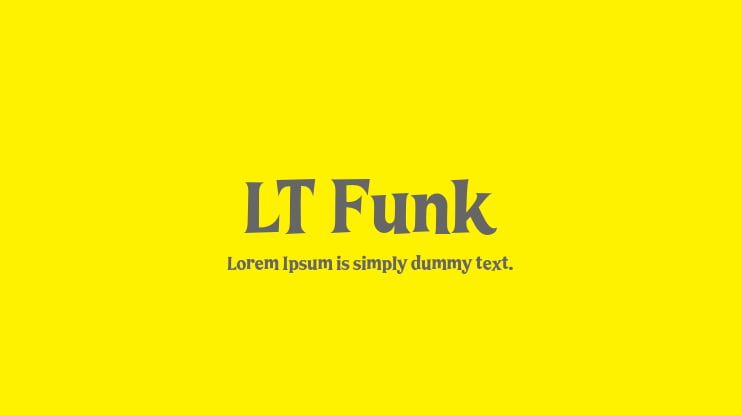 LT Funk Font