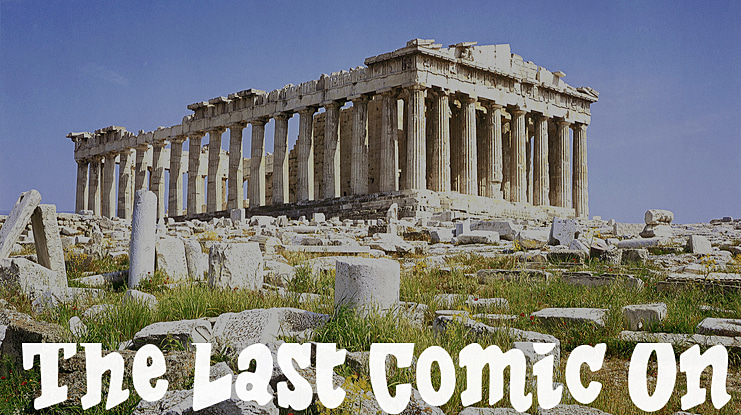 The Last Comic On Earth Font
