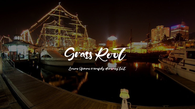 Grass Root Font
